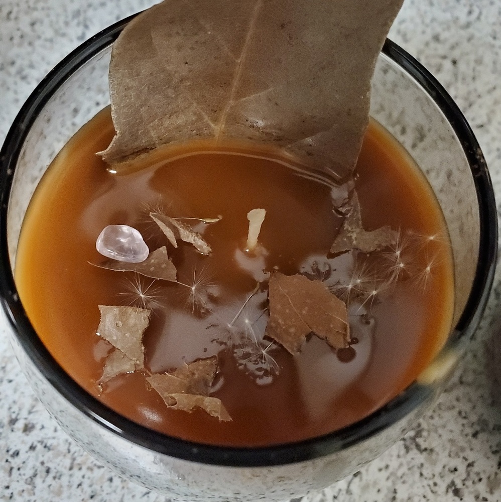 Homemade intention candles